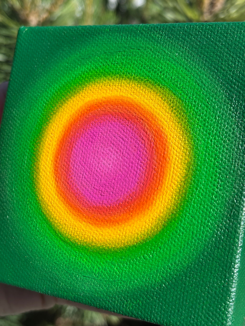 Gradient Series No. 2 4x4 Acrylic Painting on Canvas