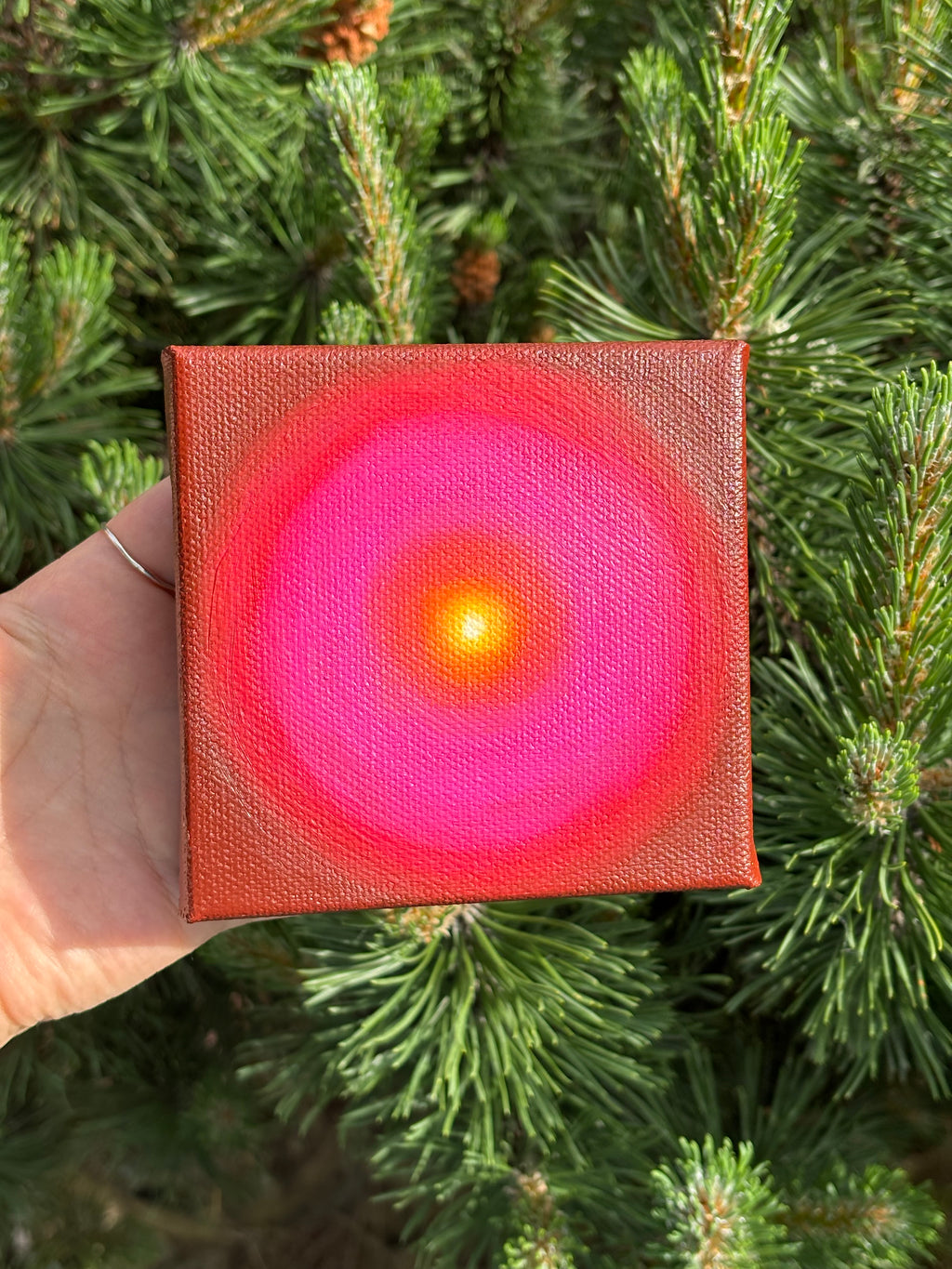 Gradient Series No. 1 4x4 Acrylic Painting on Canvas