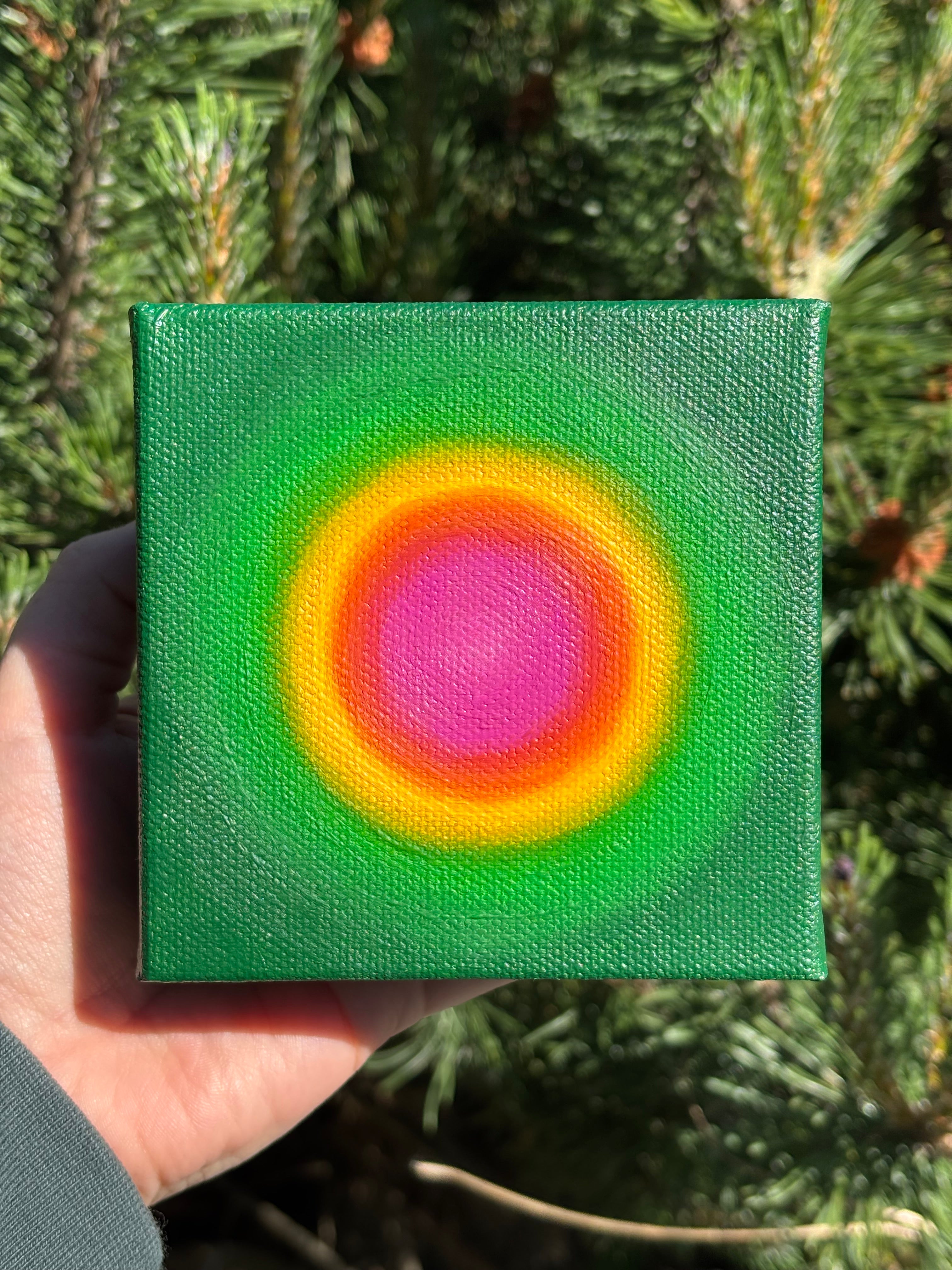 Gradient Series No. 2 4x4 Acrylic Painting on Canvas