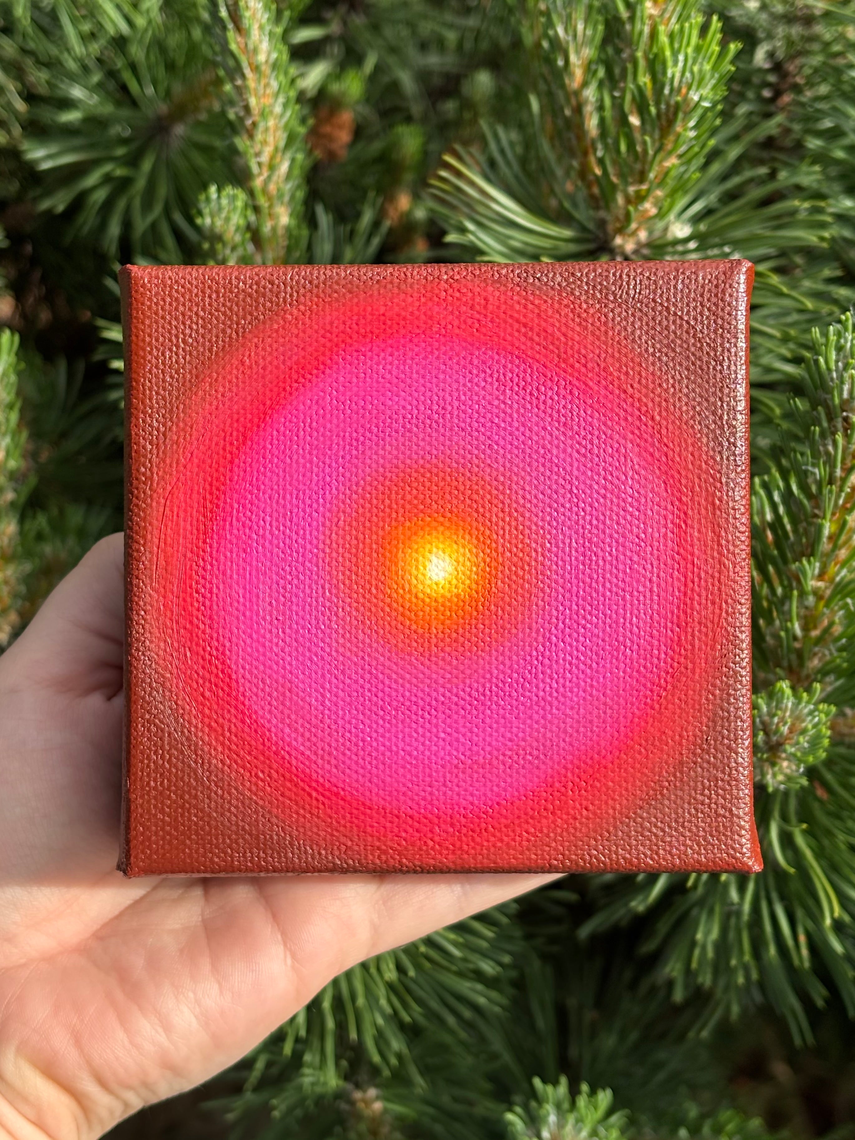 Gradient Series No. 1 4x4 Acrylic Painting on Canvas
