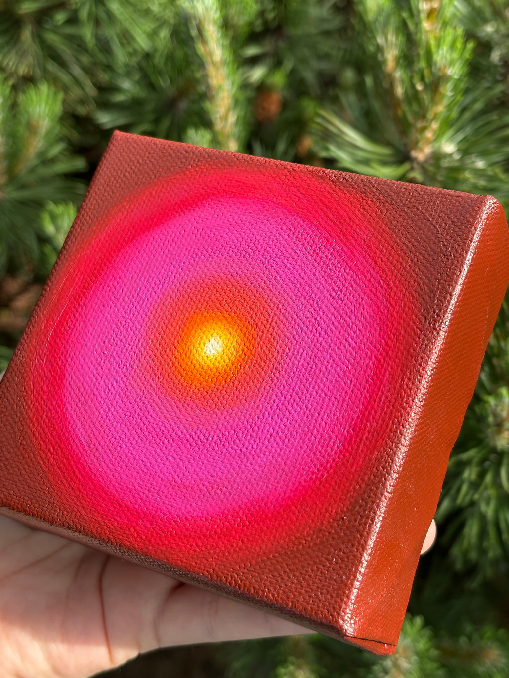 Gradient Series No. 1 4x4 Acrylic Painting on Canvas