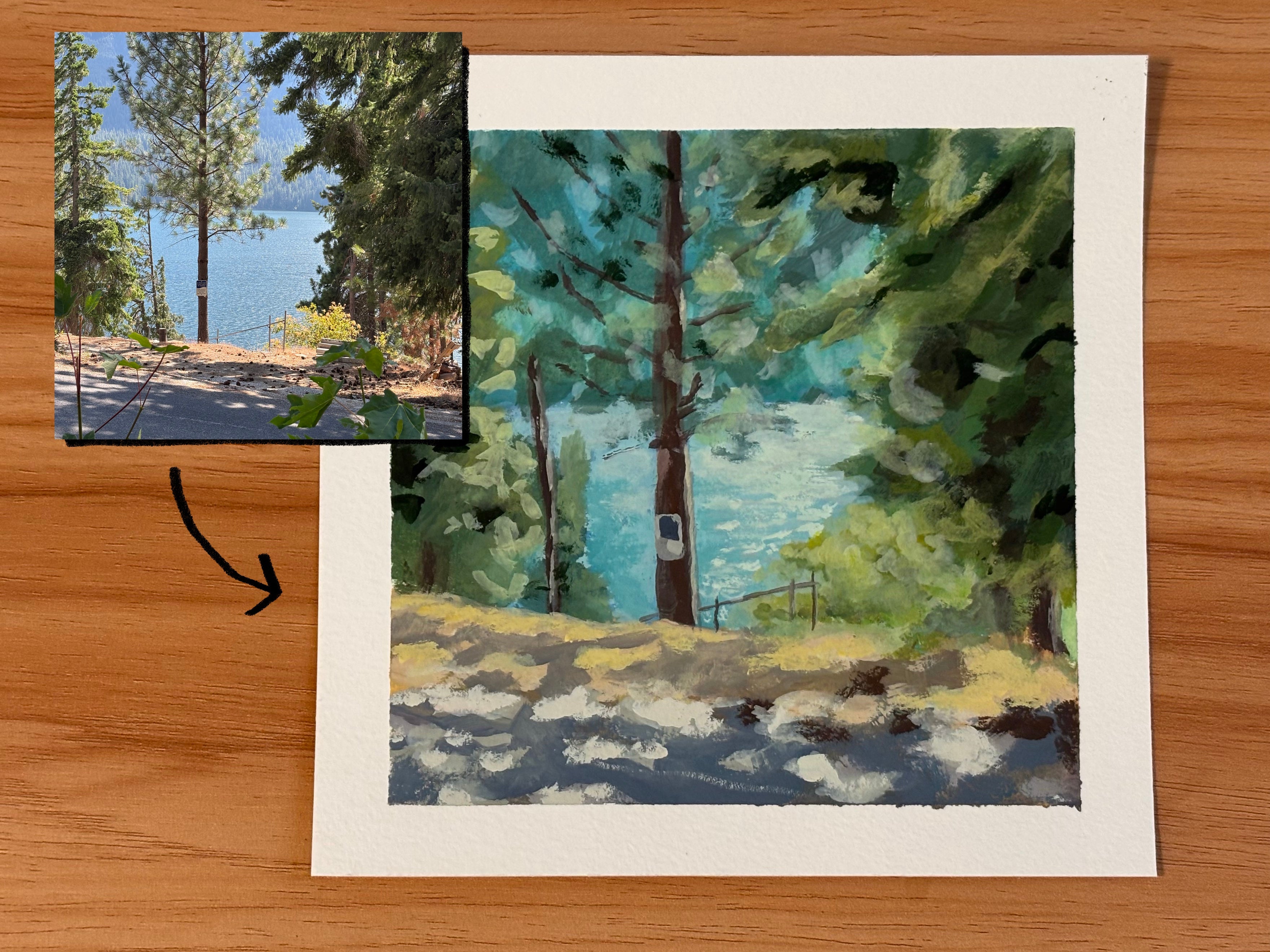 6x6 Painting Your Photos - Custom Commission