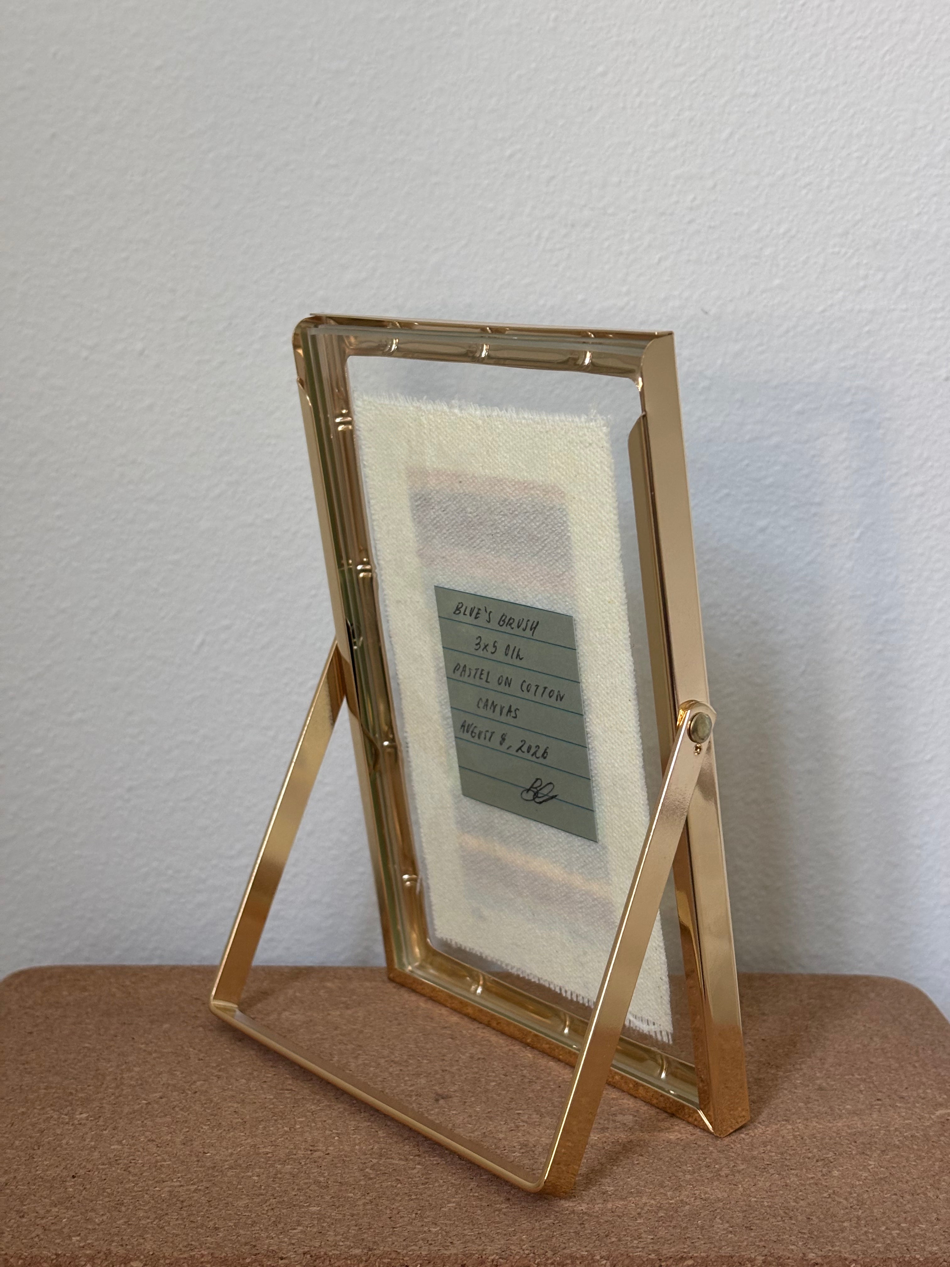 Framed 3x5 Oil Pastel Gradient - August 8th, 2026