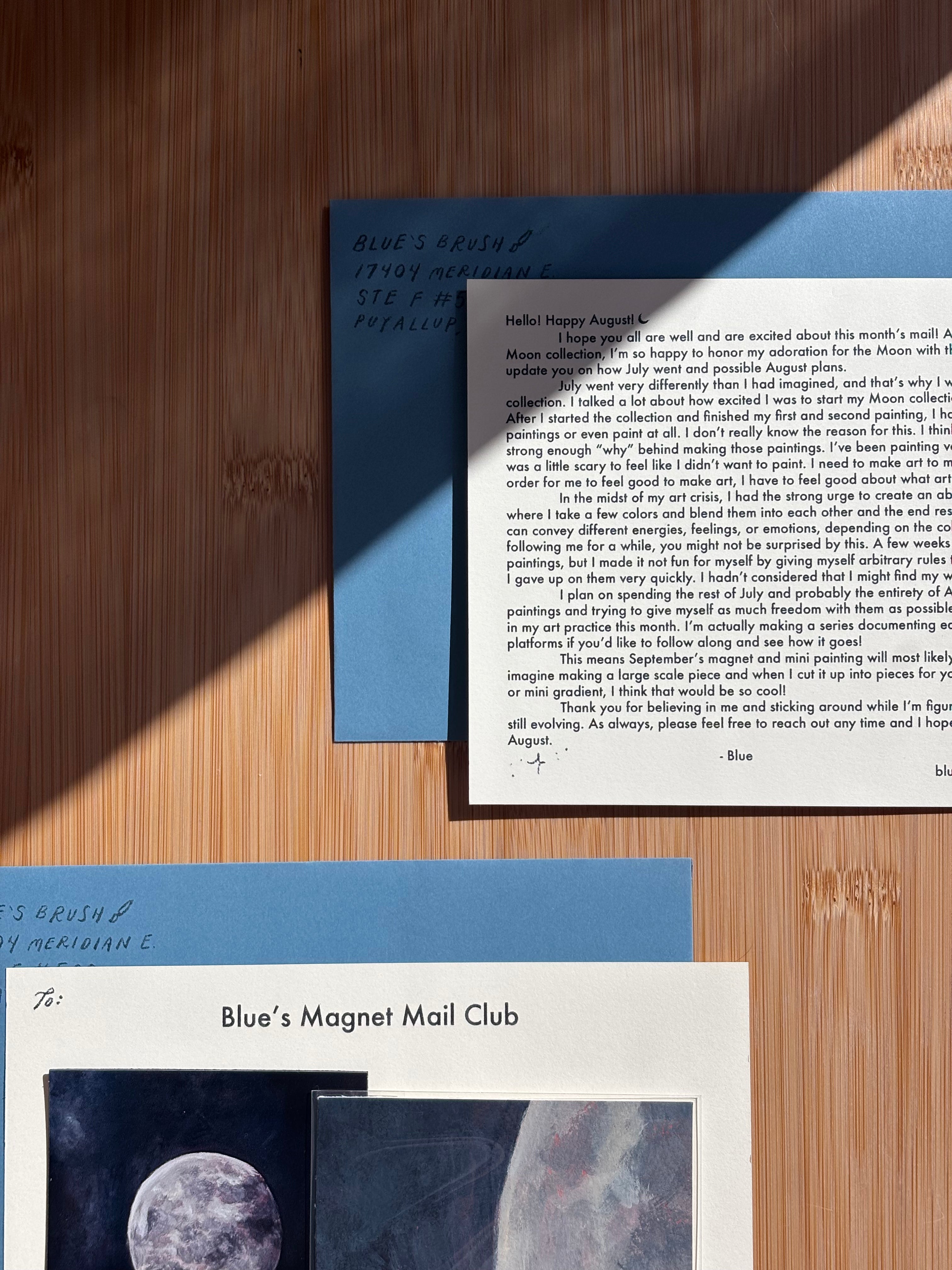 Blue's Magnet Mail Club 🫐💌