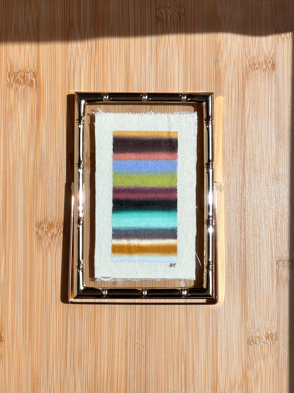 Framed 3x5 Oil Pastel Gradient - August 8th, 2026