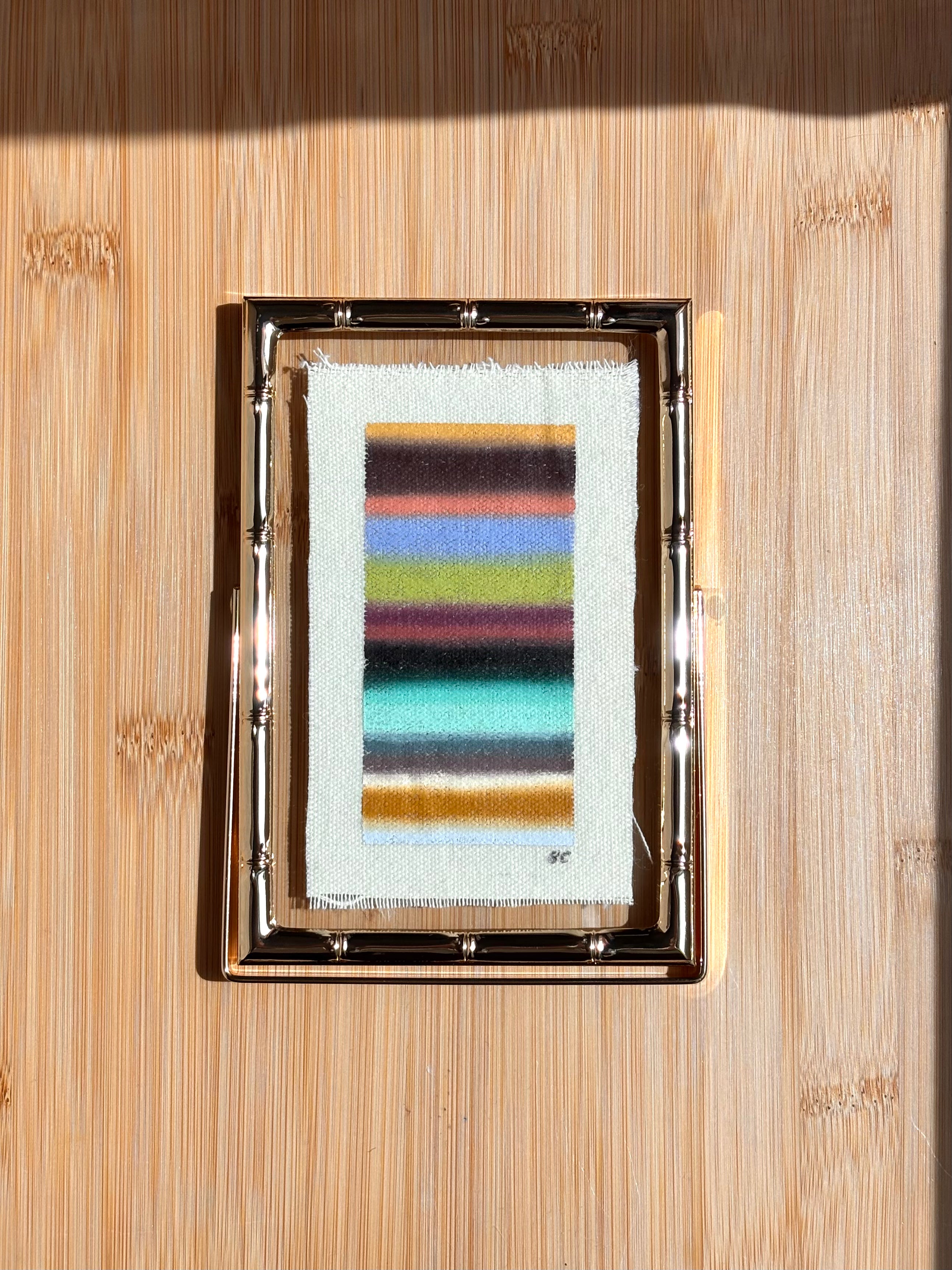 Framed 3x5 Oil Pastel Gradient - August 8th, 2026