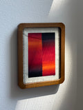 Framed 5x7 Oil Pastel Gradient - August 9th, 2026