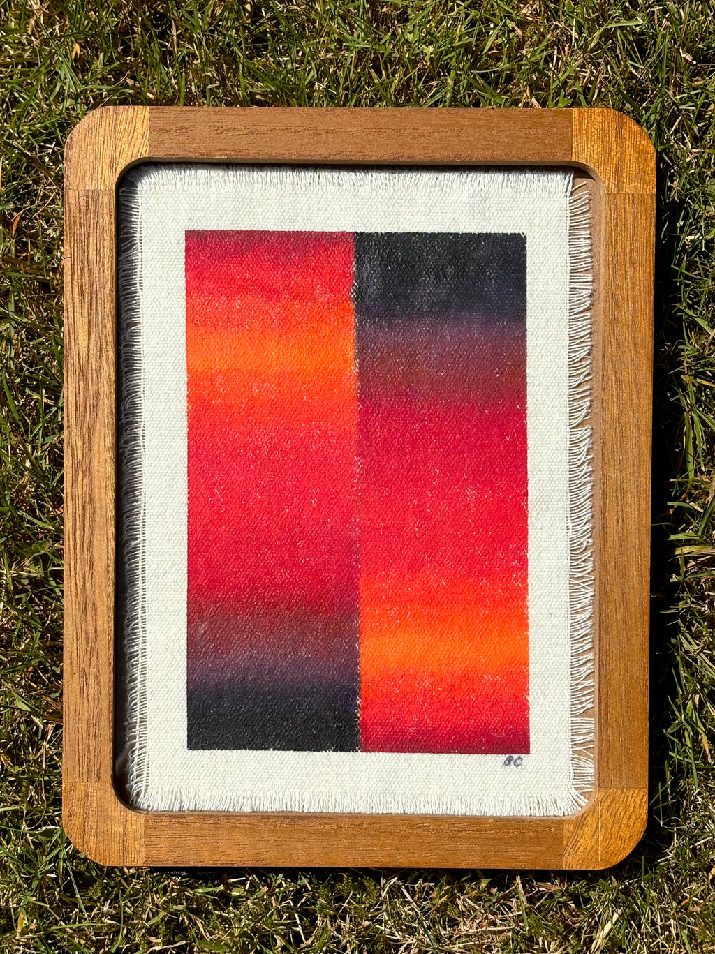 Framed 5x7 Oil Pastel Gradient - August 9th, 2026