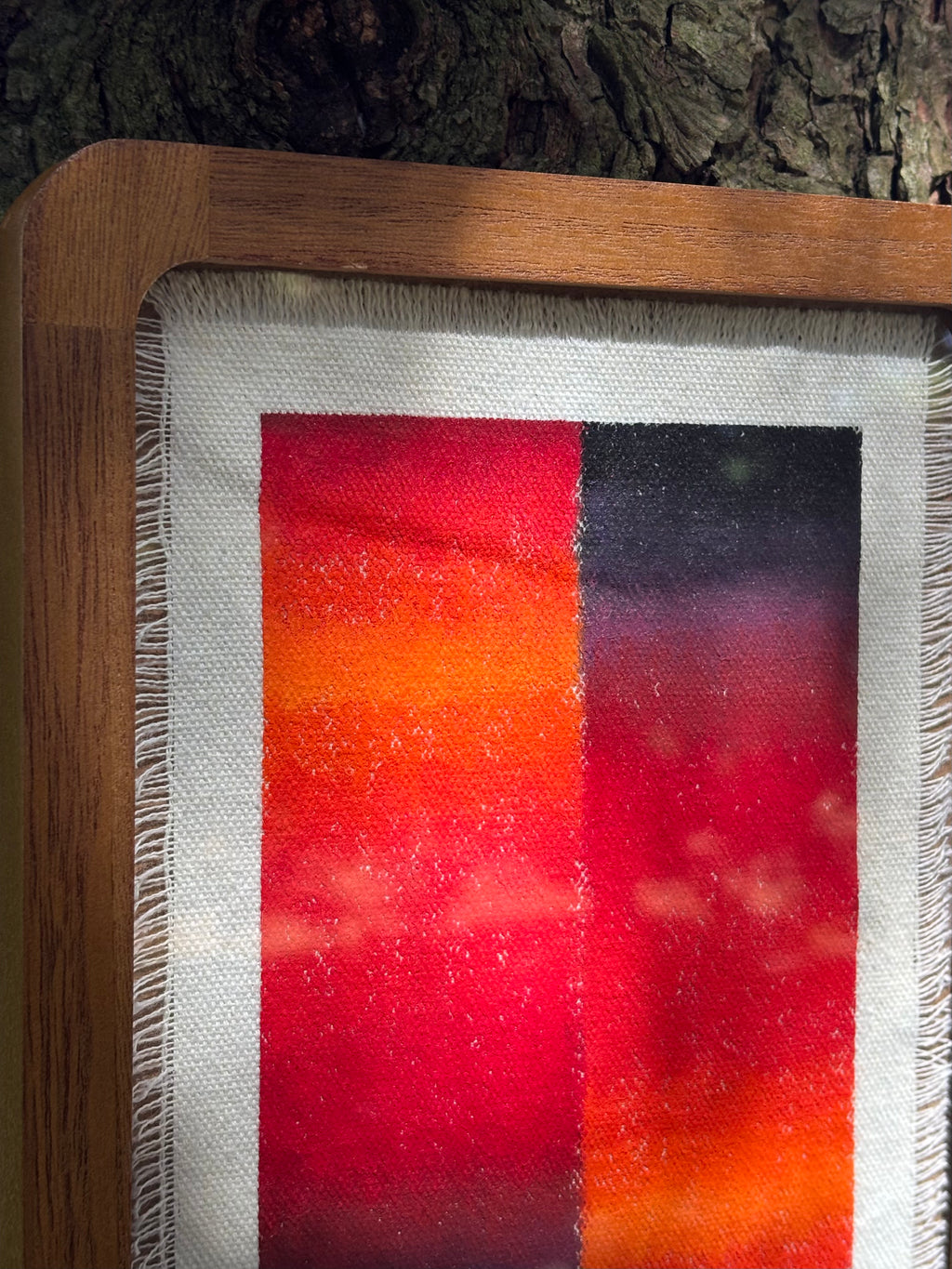 Framed 5x7 Oil Pastel Gradient - August 9th, 2026
