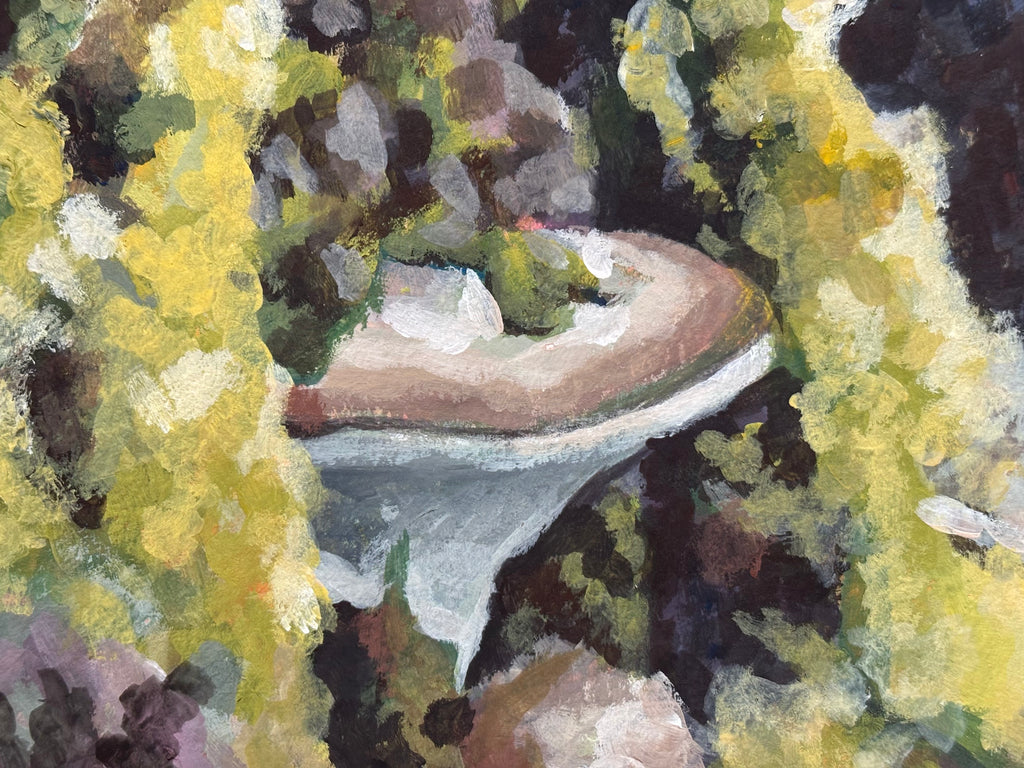 #2 6x6 Original Gouache Painting