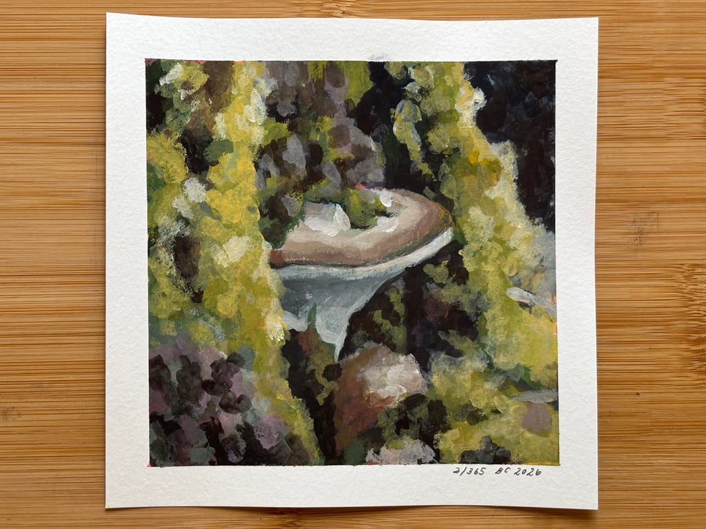 #2 6x6 Original Gouache Painting