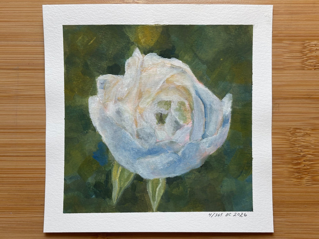 #4 6x6 Original Gouache Painting