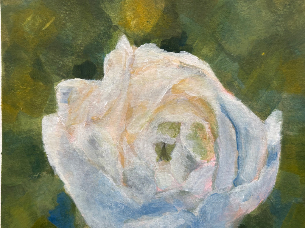 #4 6x6 Original Gouache Painting