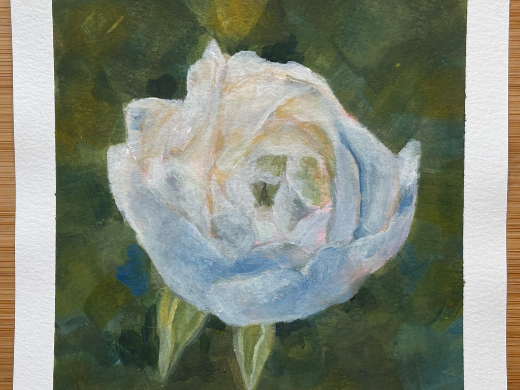 #4 6x6 Original Gouache Painting