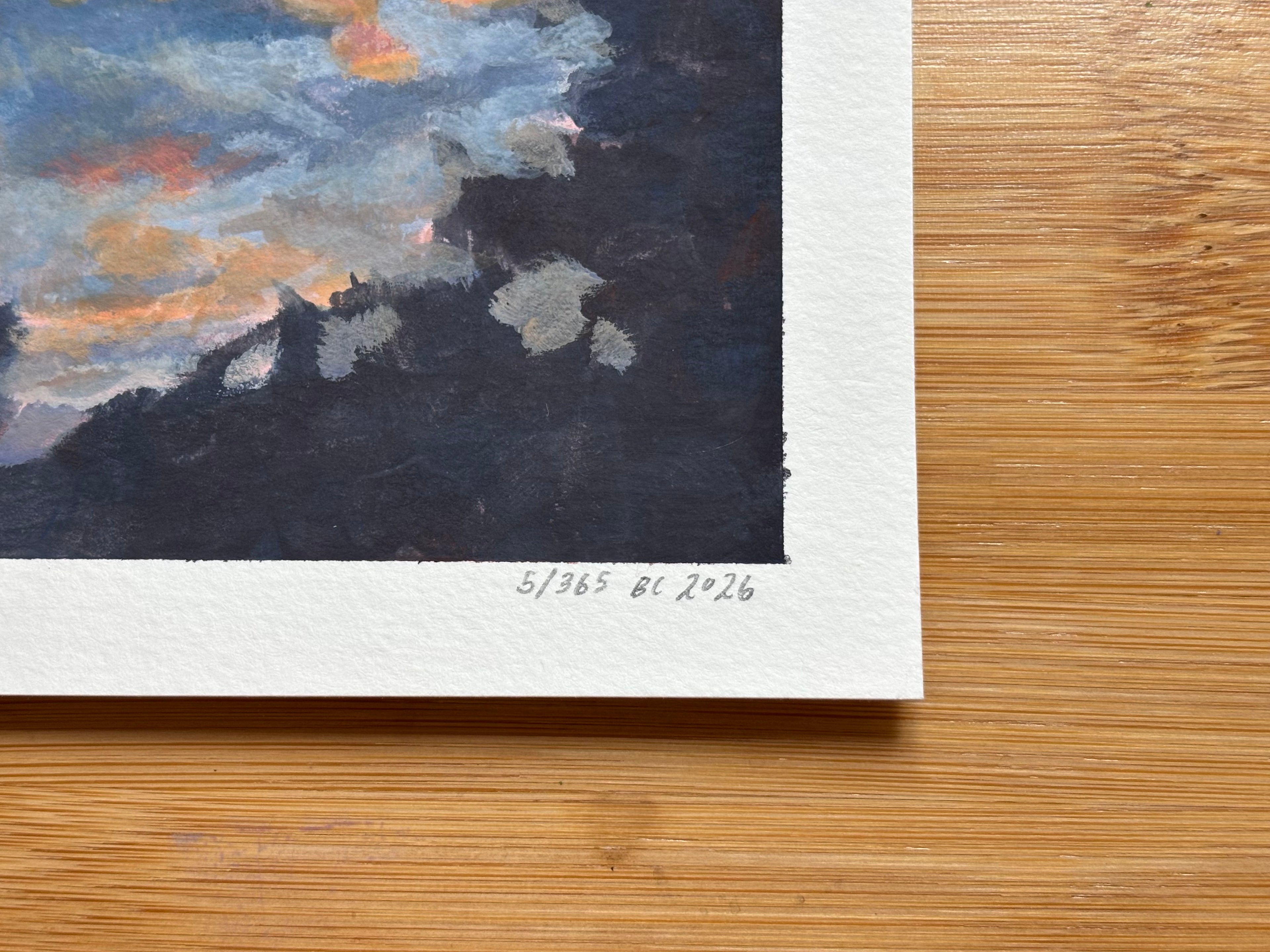 #5 6x6 Original Gouache Painting