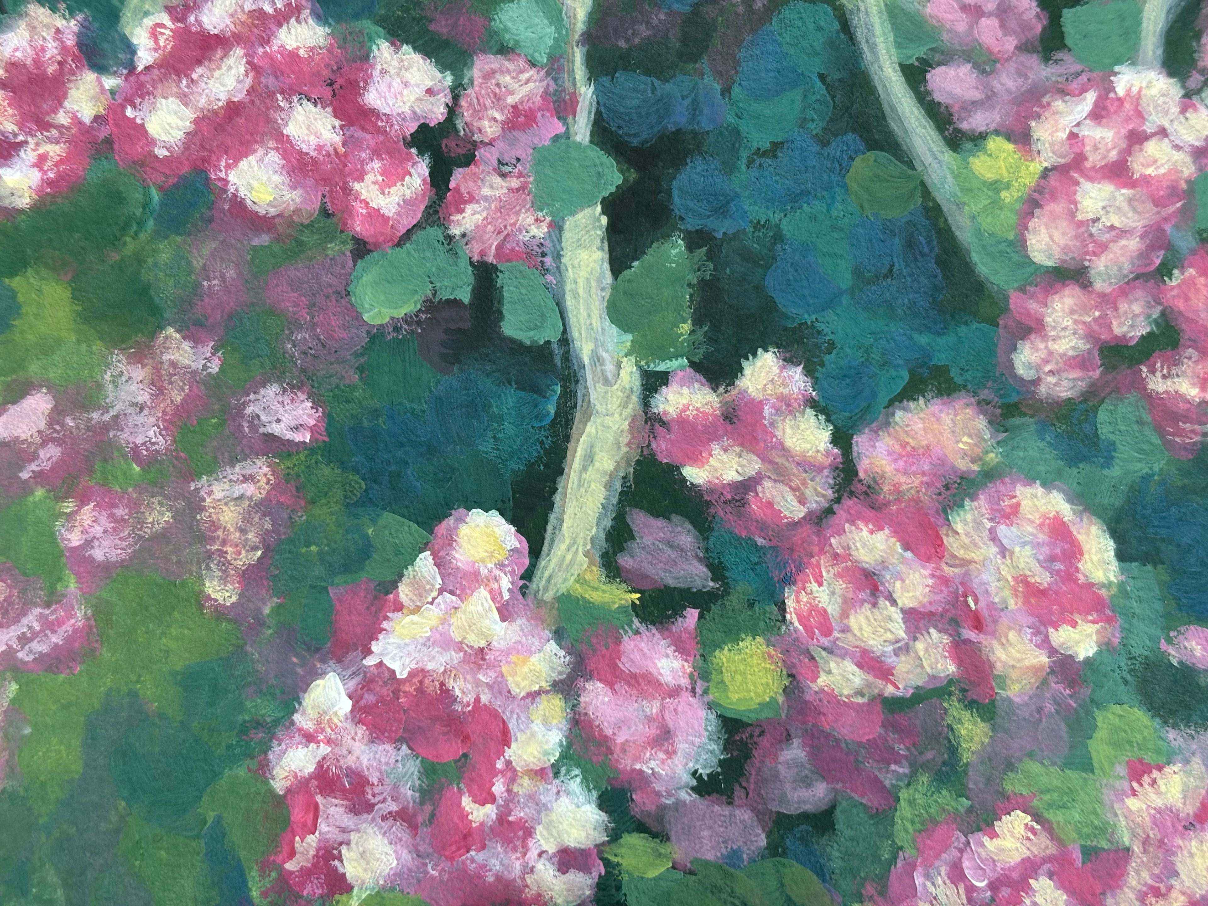 #9 6x6 Original Gouache Painting