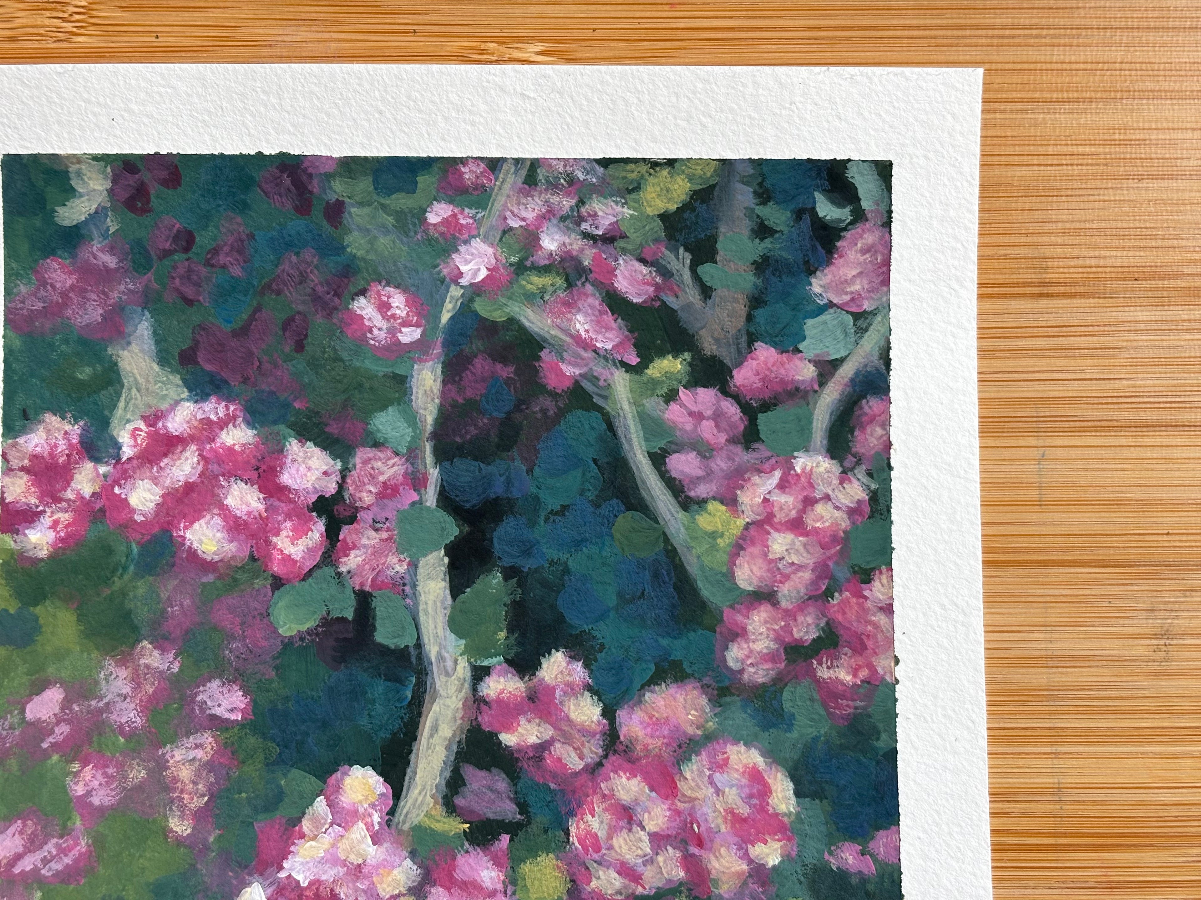 #9 6x6 Original Gouache Painting