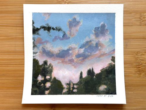 #10 6x6 Original Gouache Painting
