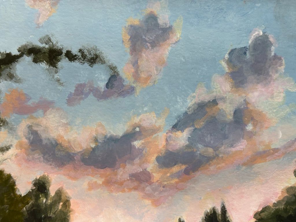 #10 6x6 Original Gouache Painting
