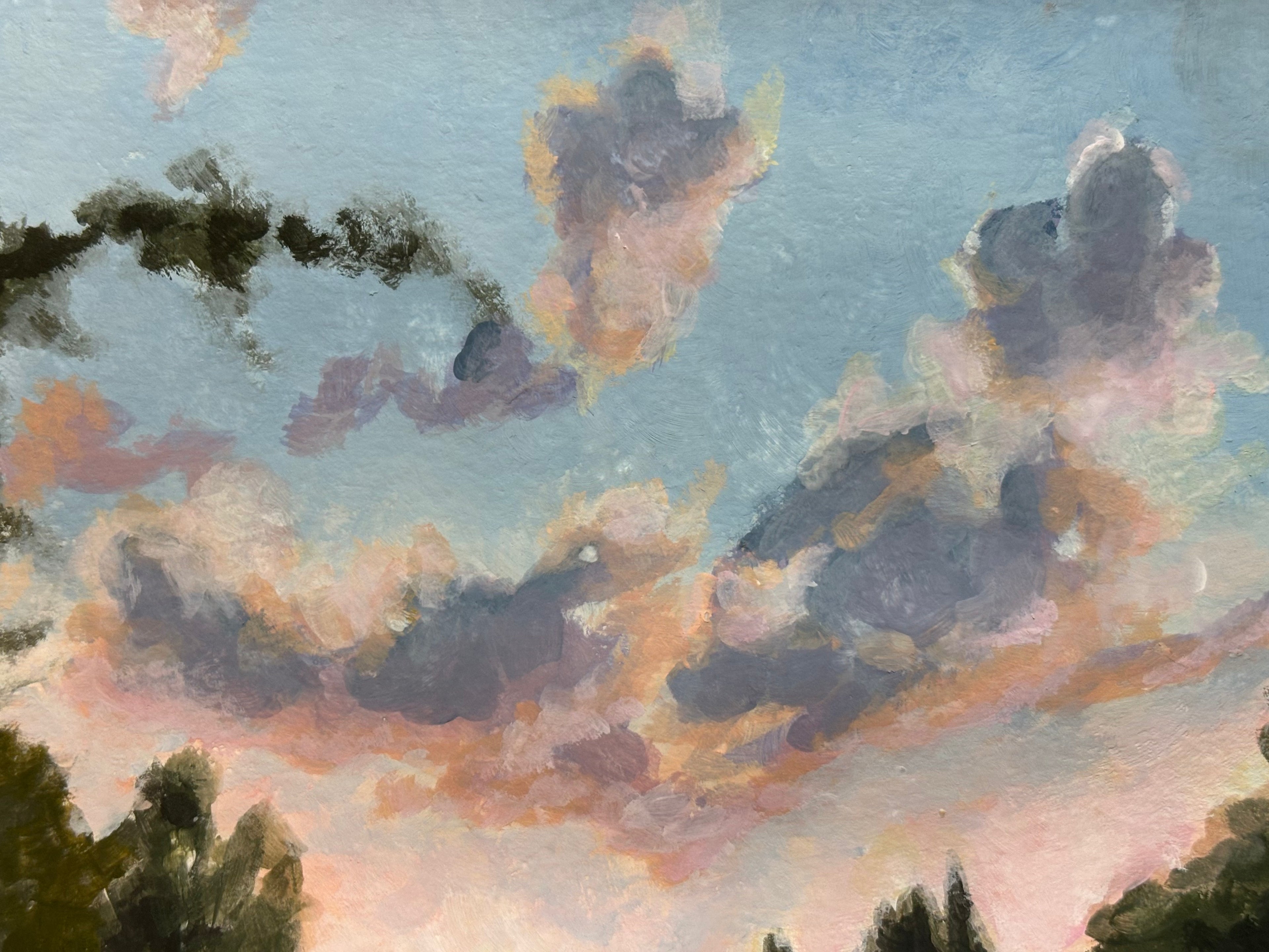 #10 6x6 Original Gouache Painting