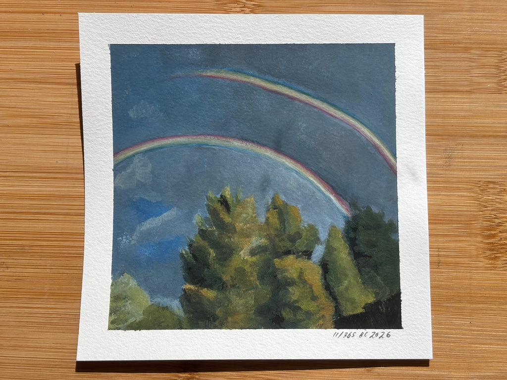 #11 6x6 Original Gouache Painting