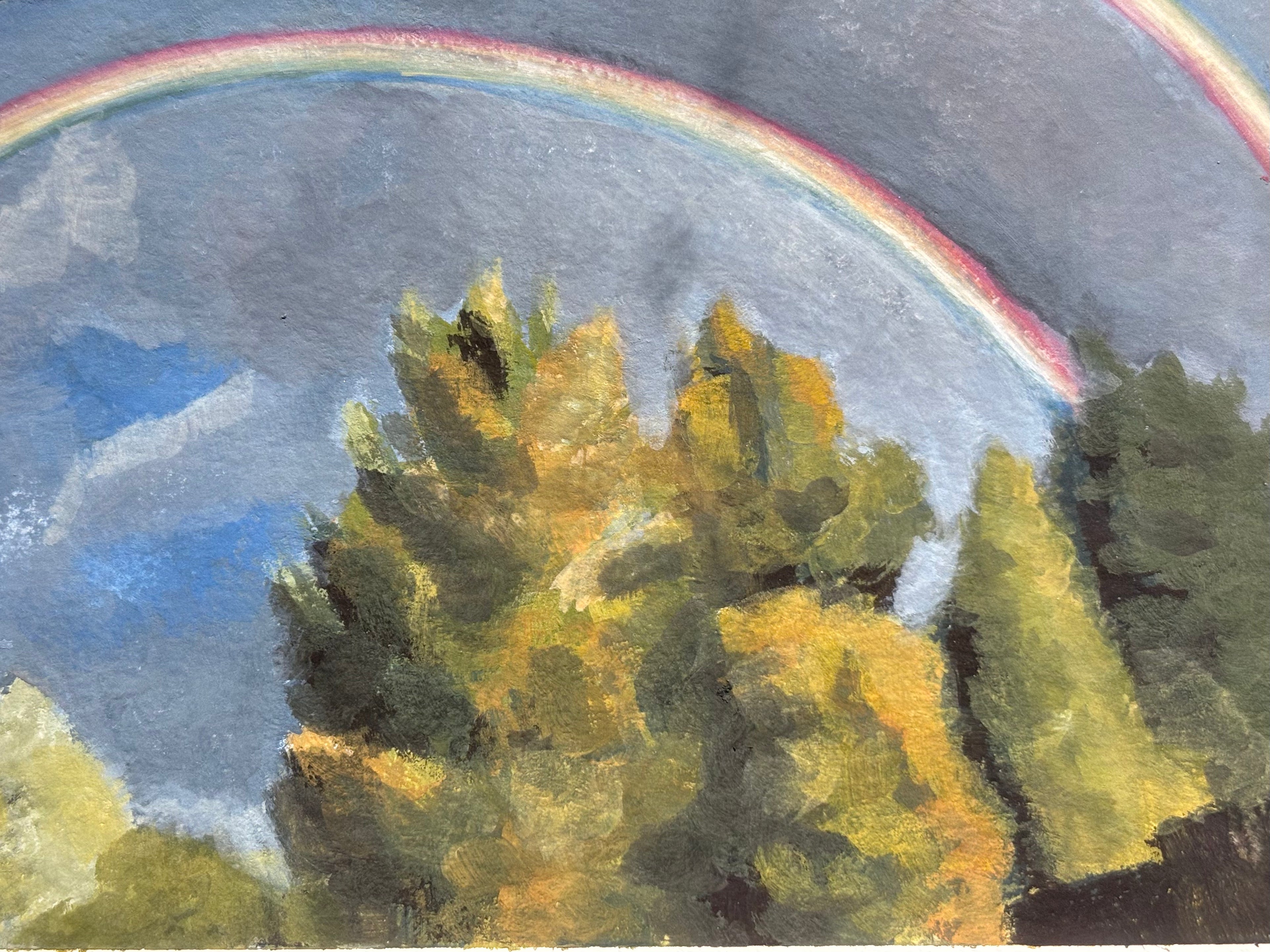 #11 6x6 Original Gouache Painting