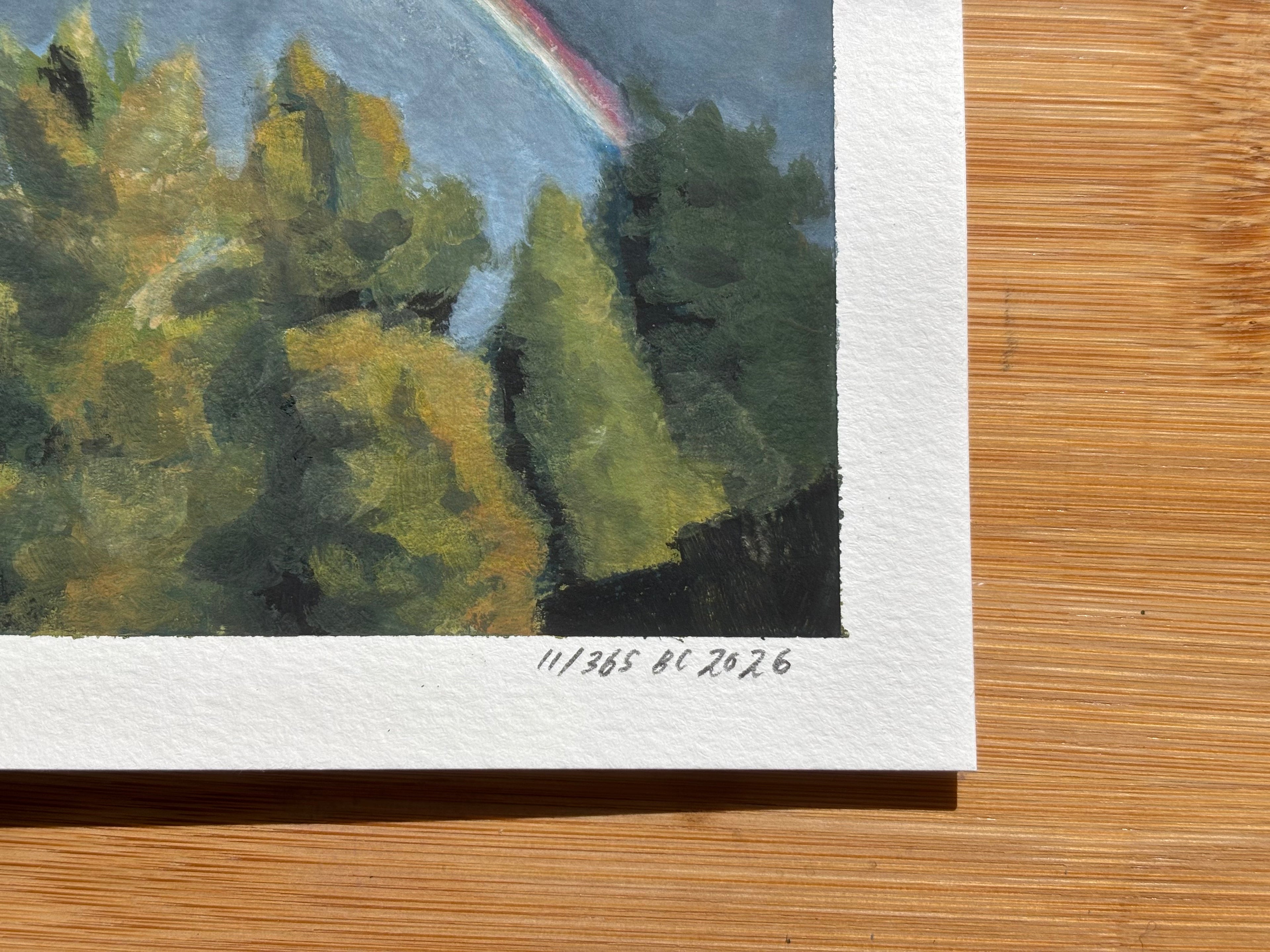 #11 6x6 Original Gouache Painting