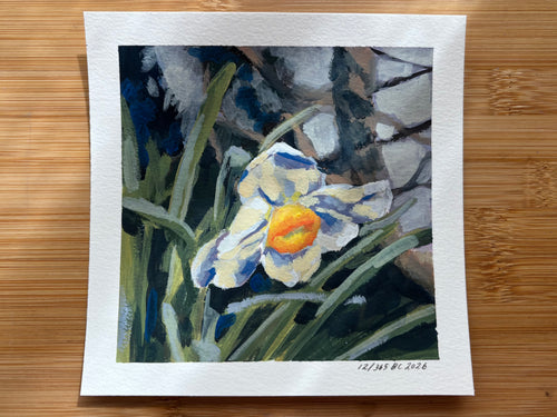 #12 6x6 Original Gouache Painting