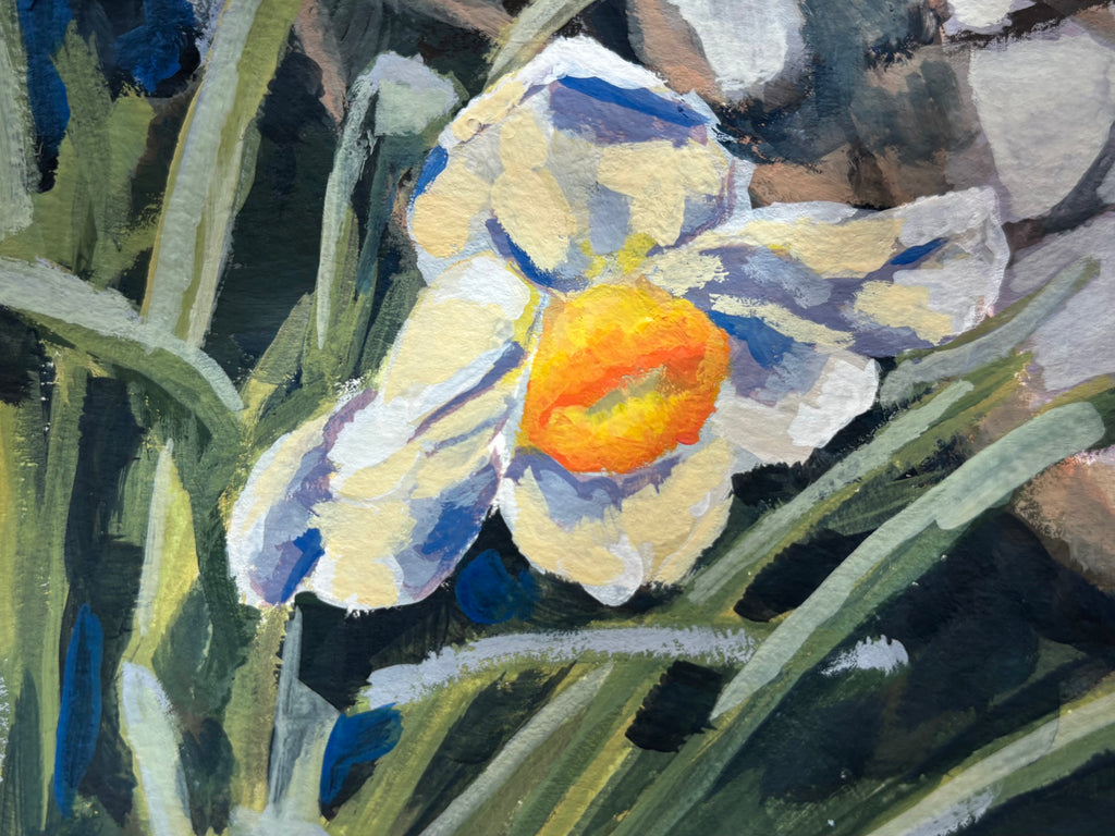 #12 6x6 Original Gouache Painting