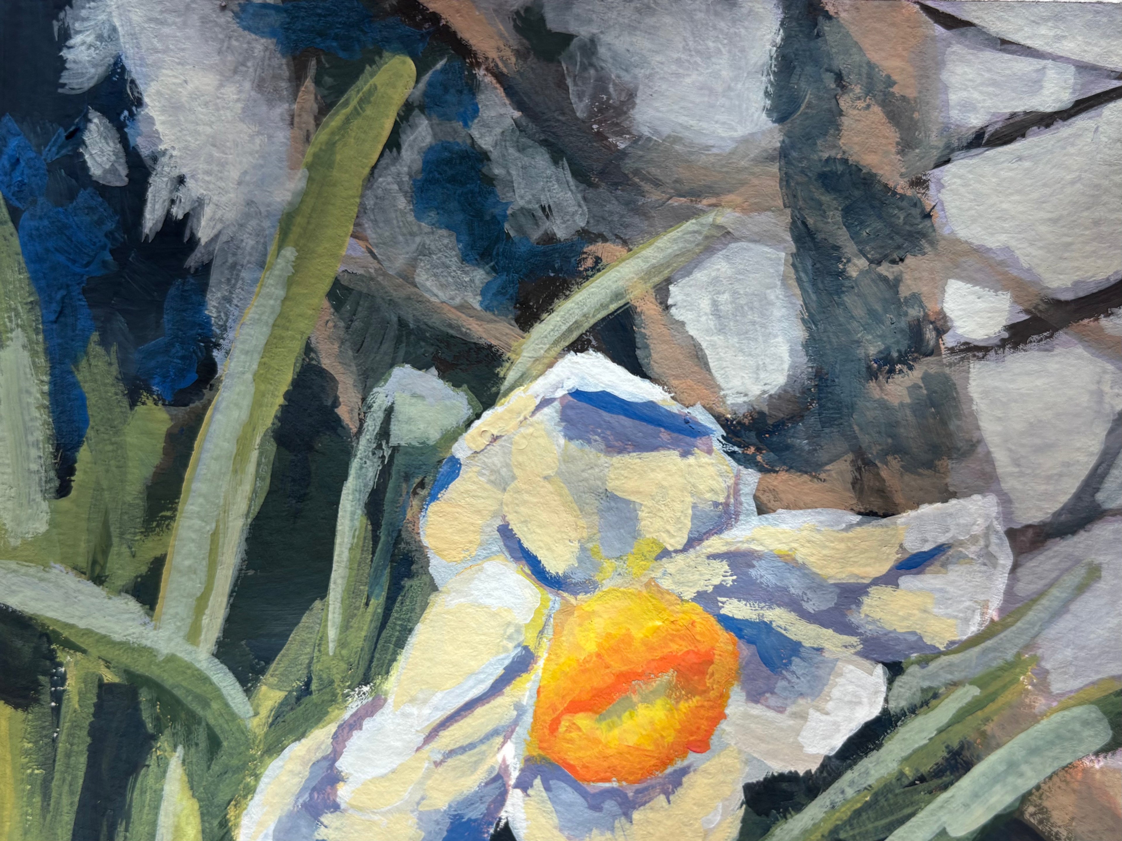 #12 6x6 Original Gouache Painting