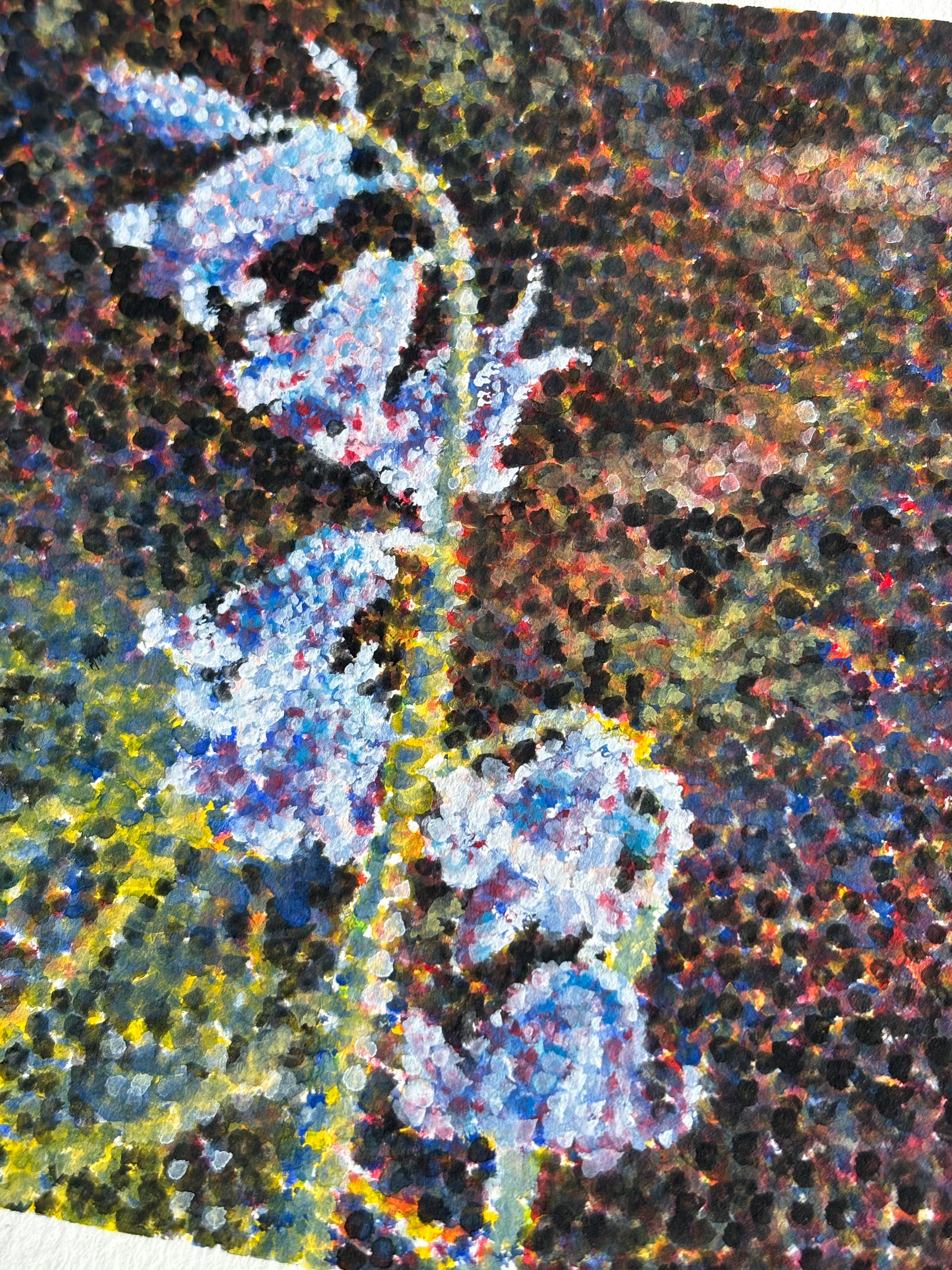 #38 6x6 Original Gouache Painting