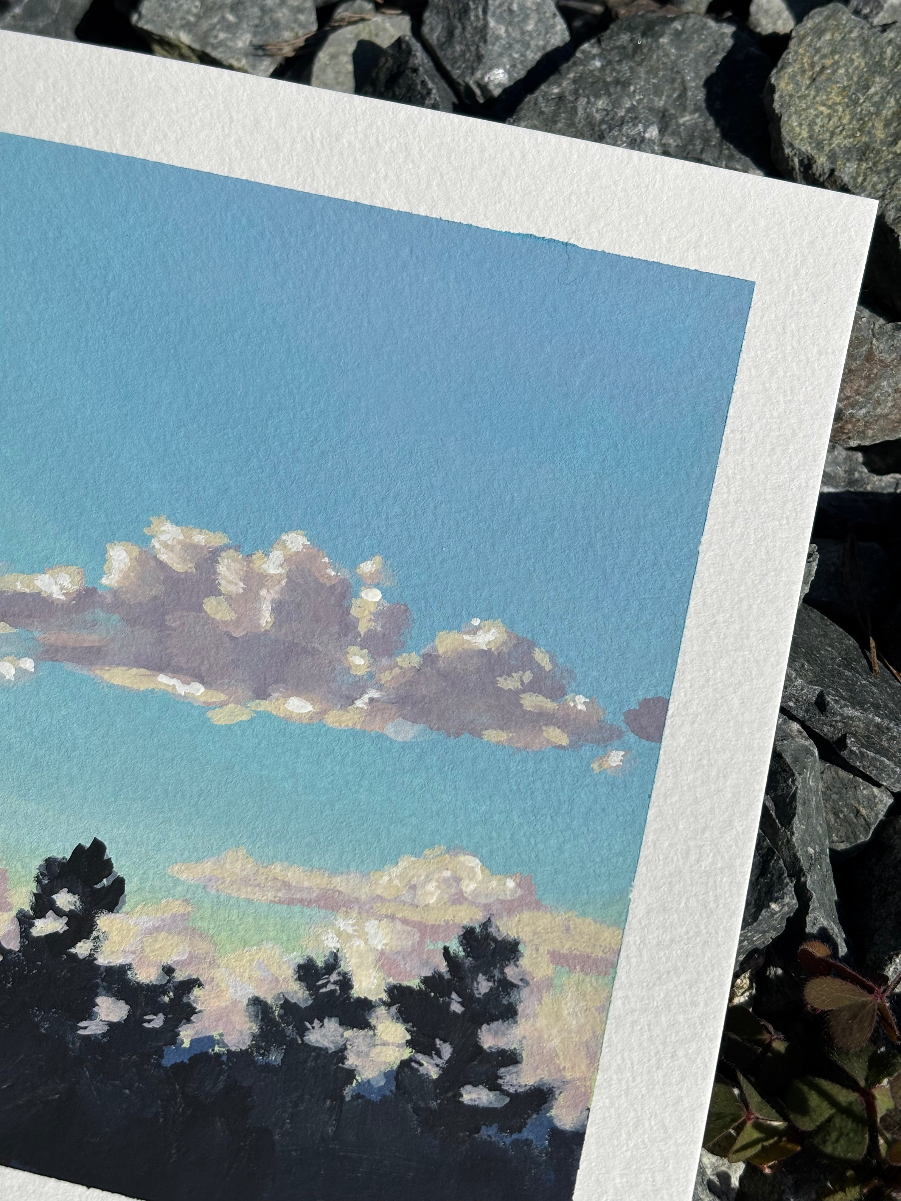 #33 6x6 Original Gouache Painting