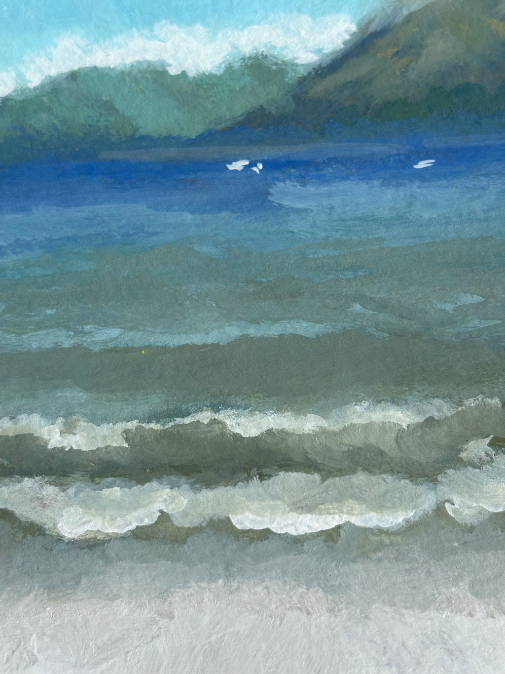 #26 6x6 Original Gouache Painting