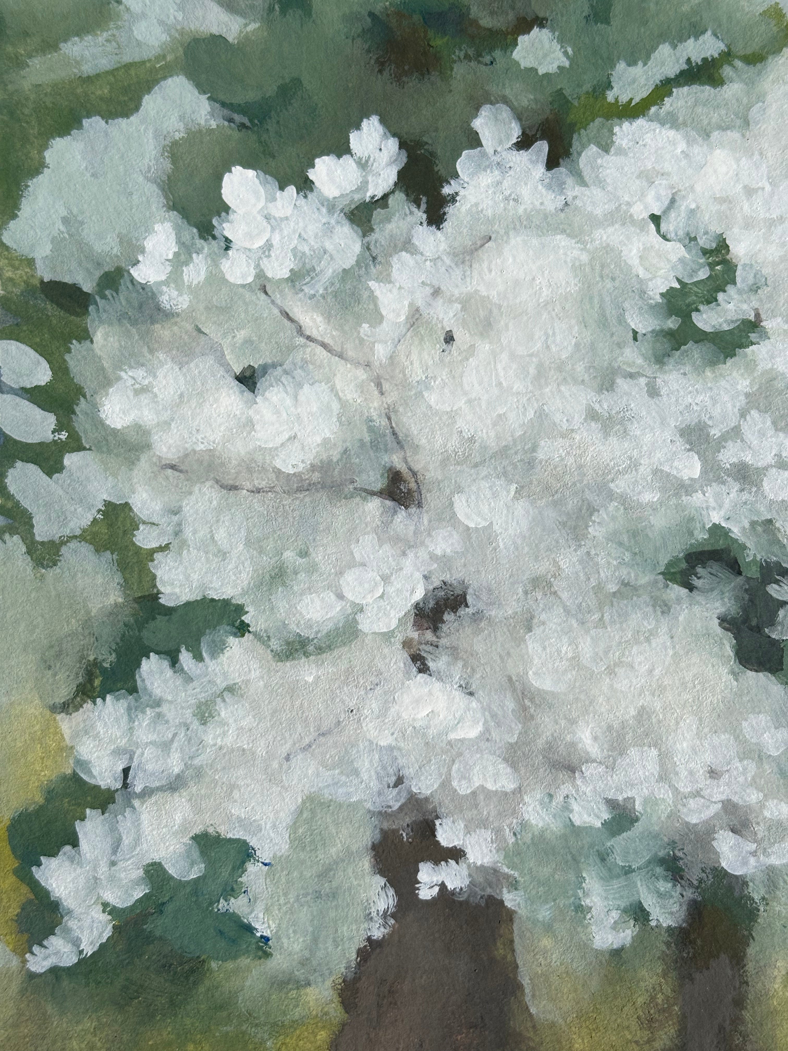 #25 6x6 Original Gouache Painting