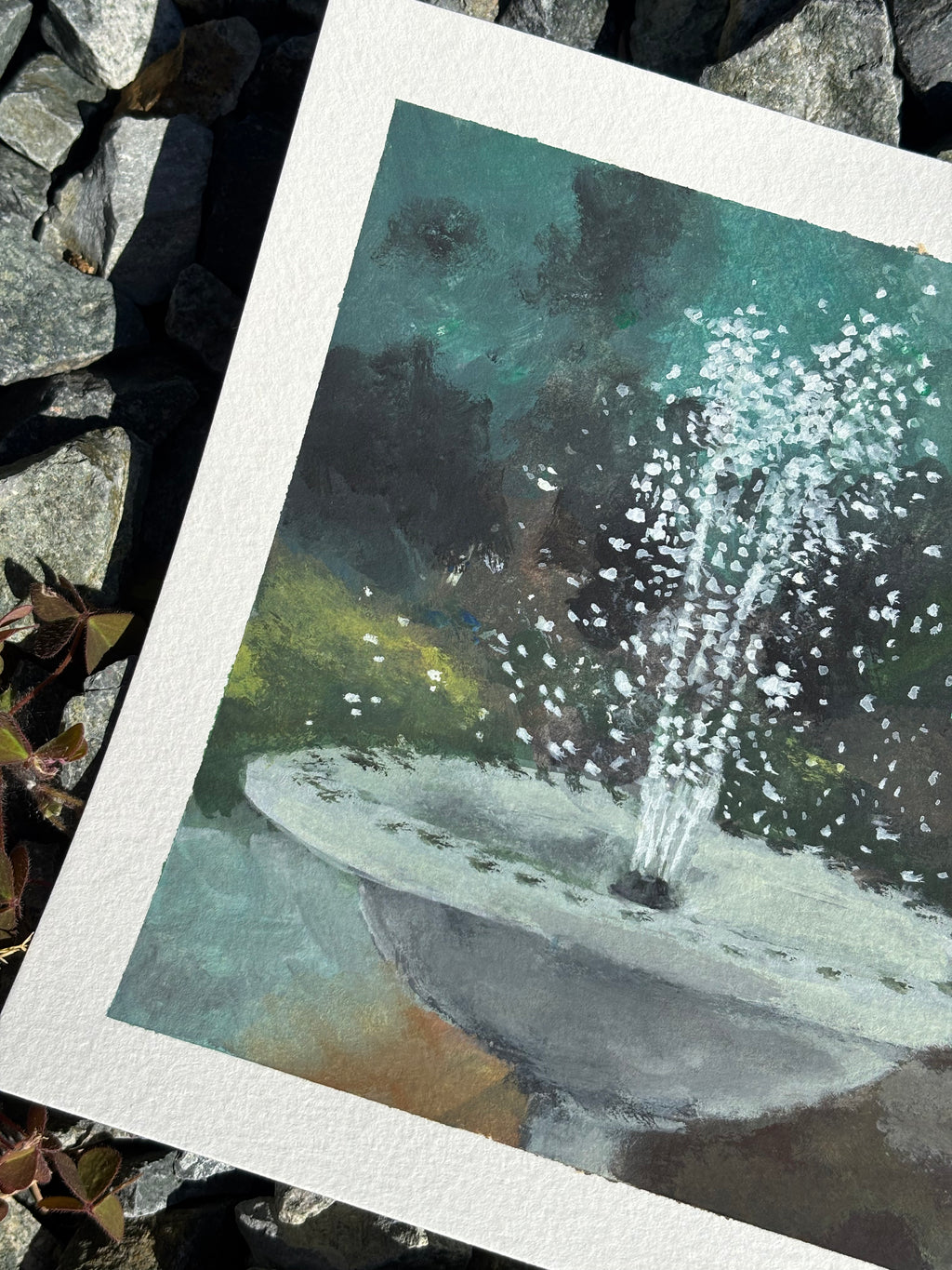 #21 6x6 Original Gouache Painting